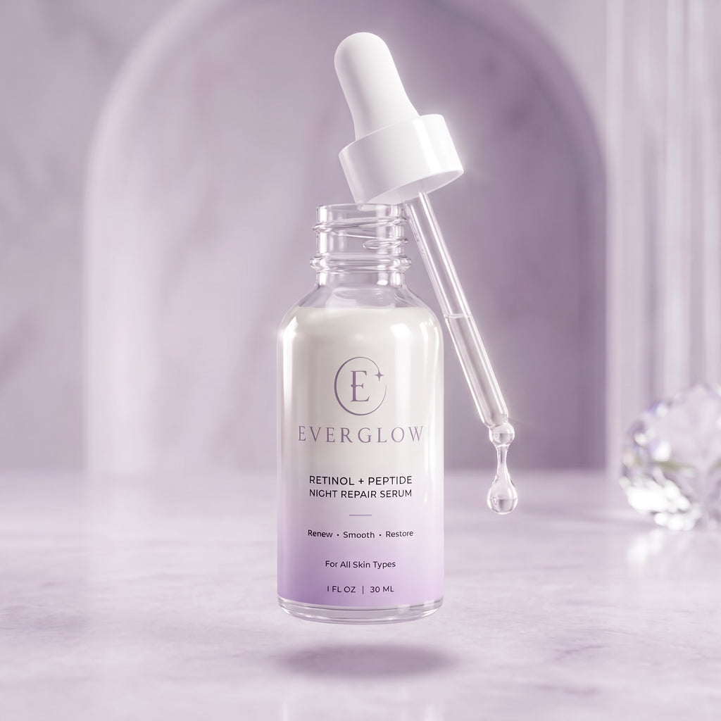 EVERGLOW  Retinol + Peptide Night Repair Serum