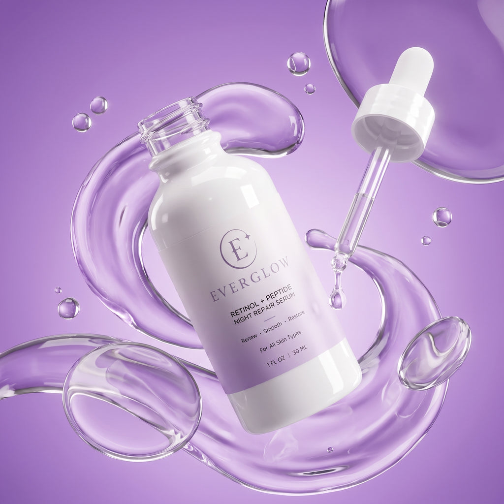 EVERGLOW  Retinol + Peptide Night Repair Serum